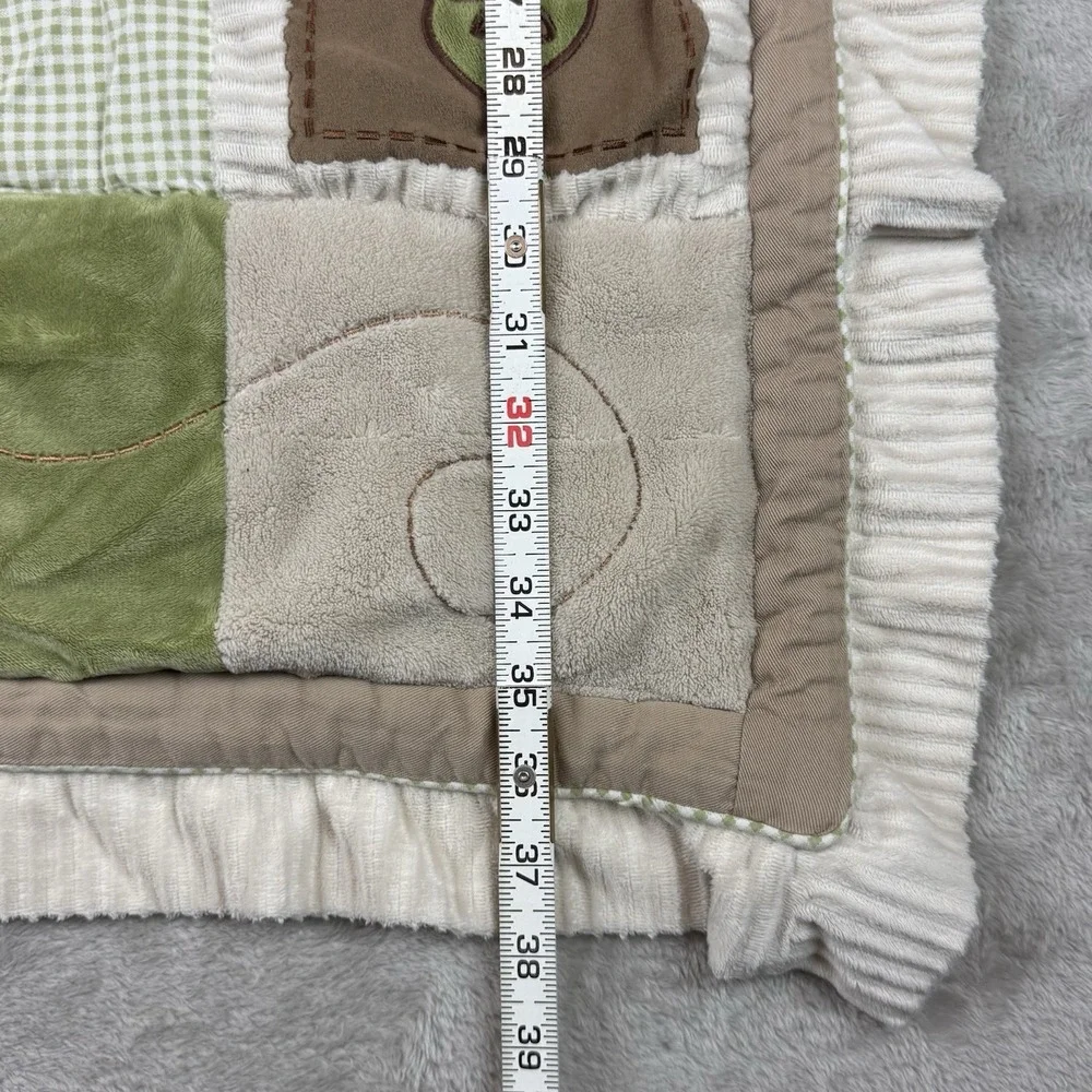 VTG Winnie the Pooh Baby Crib Blanket Patchwork Tigger Piglet Eeyore Pooh Disney